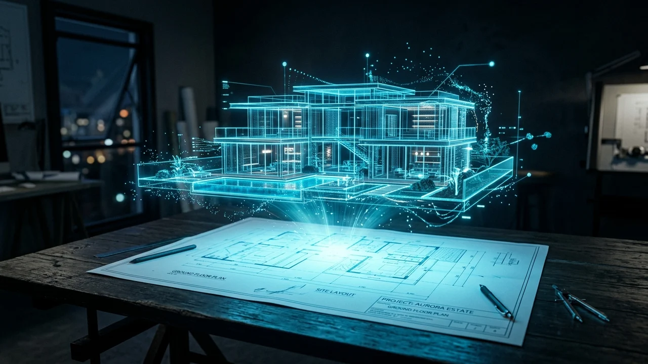 الدليل الشامل: من المخطط 2D إلى القصر المكتمل (تايم لابس بناء 3D)